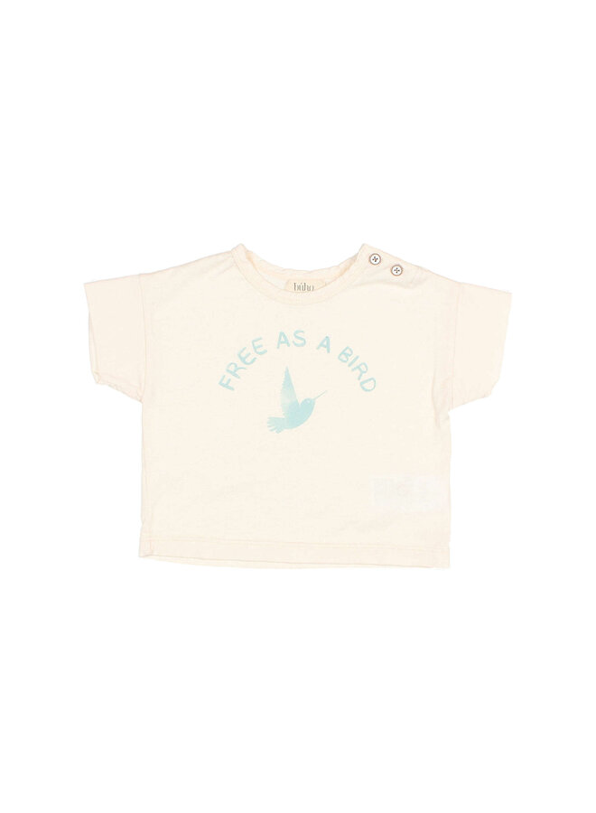 Bird T-Shirt - Talc - Buho