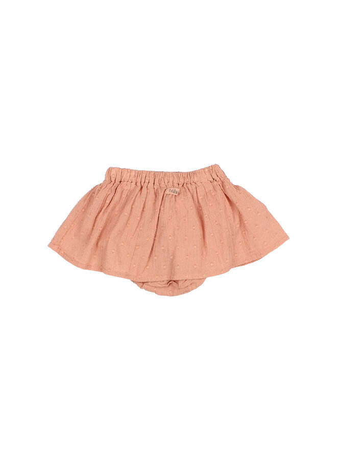 Lurex Plumeti Skirt-Culotte - Rose Clay - Buho