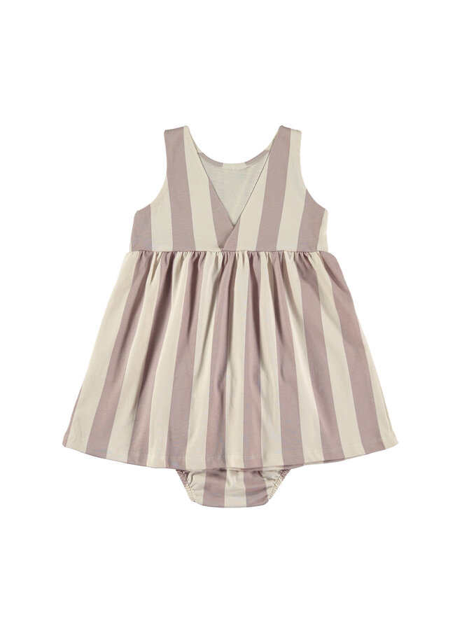 Dress + Bloomer - Stripes Pink - Babyclic