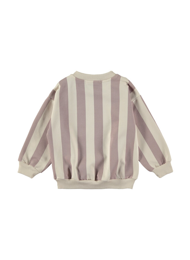 Sweatshirt Stripes Pink - Babyclic