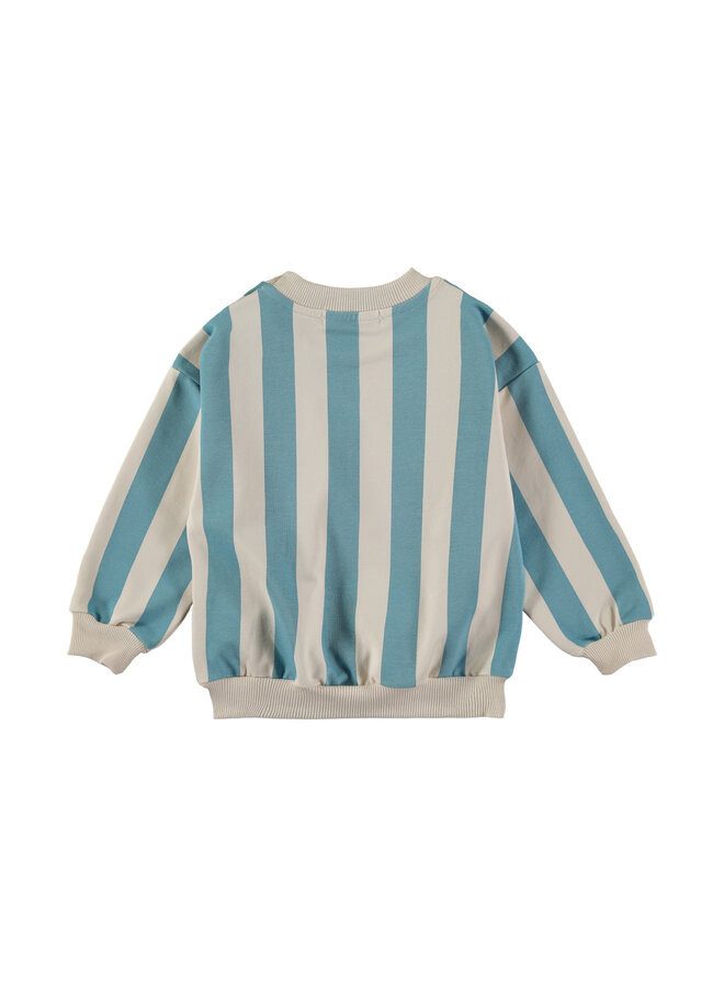 Sweatshirt Stripes Blue - Babyclic