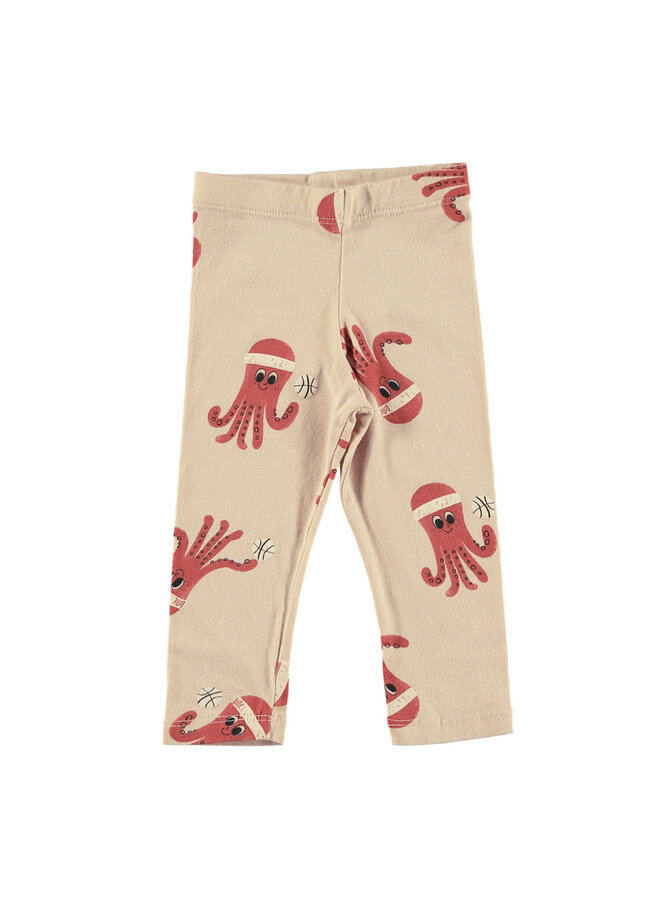 Legging Octopuses - Latte - Lotiekids Baby