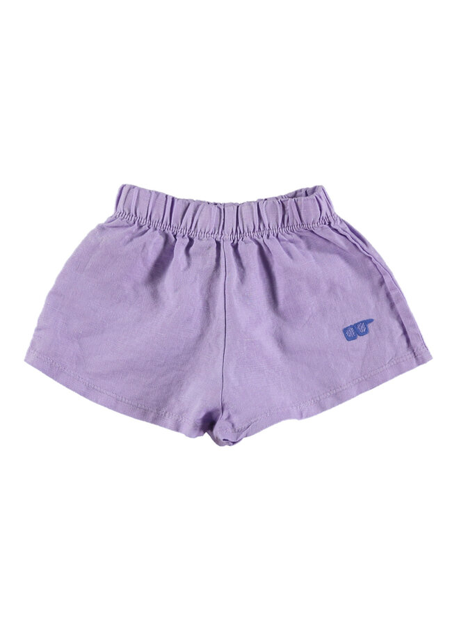 Linen Shorts - Glasses Mauve - Lotiekids Baby