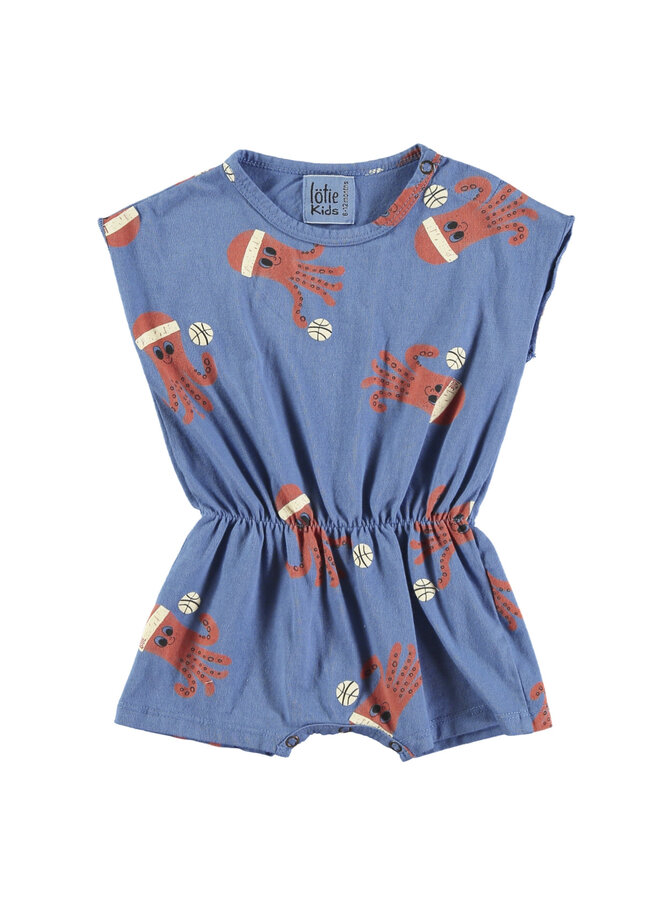 Playsuit Octopuses - Blue - Lotiekids Baby