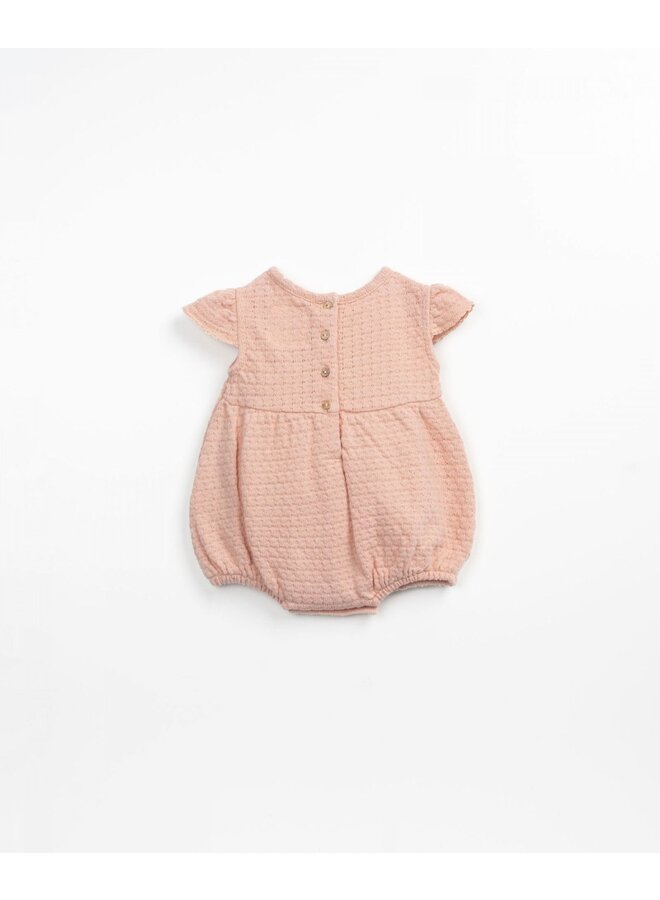 Jacquard Jumpsuit - Rose - Play Up Mini