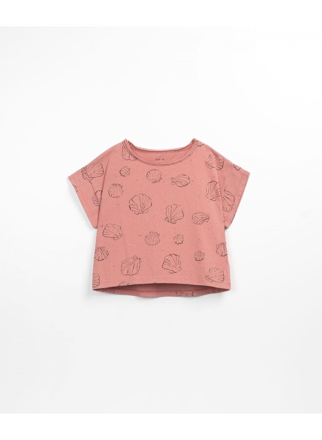 T-Shirt Clams - Coral - Play Up Junior