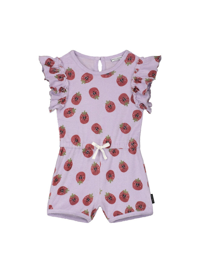 Berry Towel Suit Lila - Daily Brat