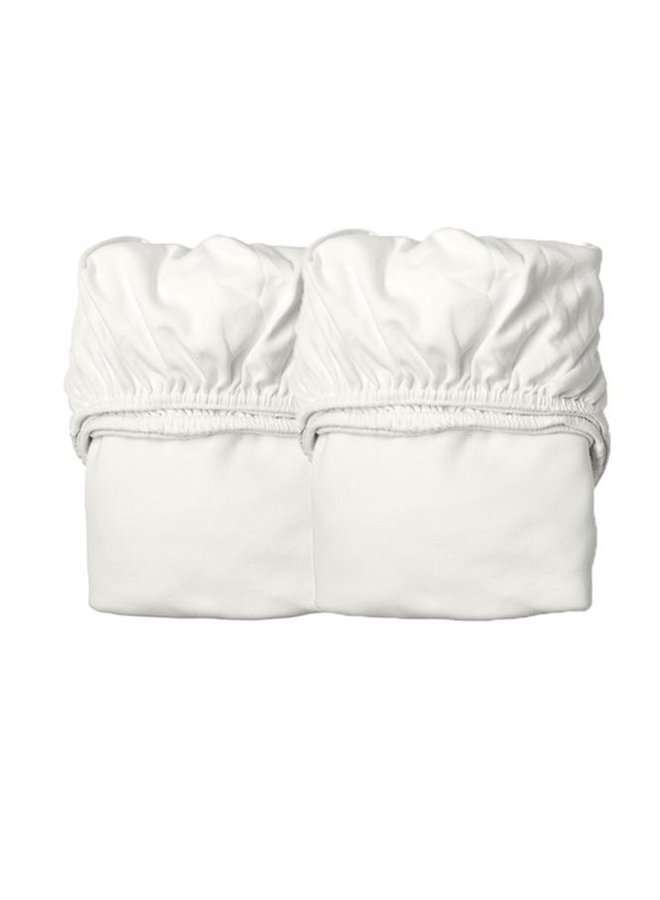 Hoeslaken 120x60 - 2 stuks - Snow - Leander