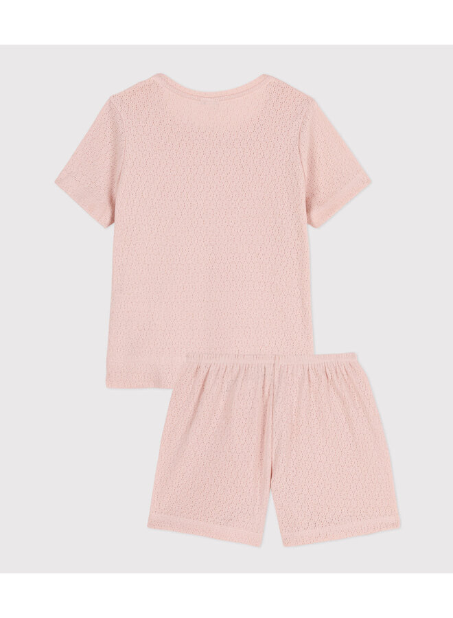 Pyjama Petit Bateau Rose Fille, Taille 12 Ans, TOP BI216 - Occasion TBE
