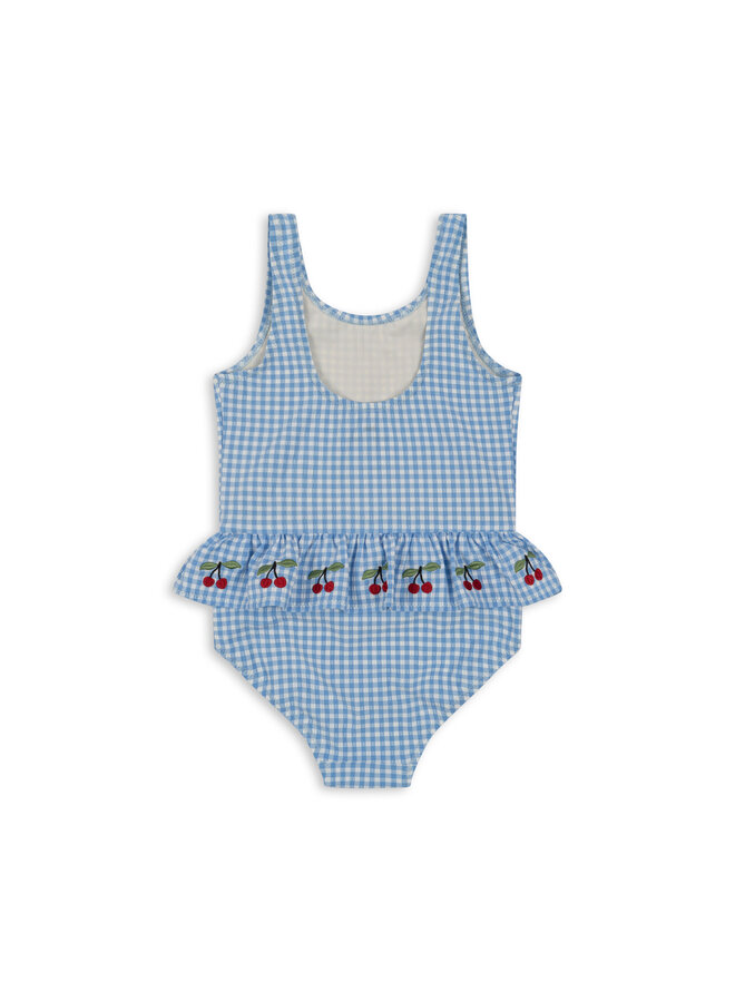 Soline Swimsuit - Provence/White Swan - Konges Slojd