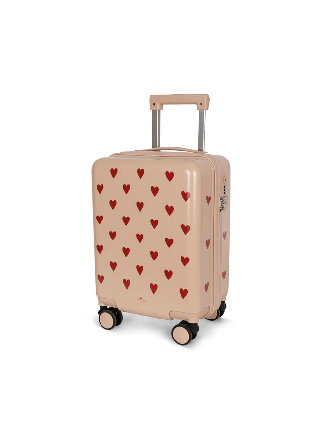 Travel Suitcase - Hearts - Konges Slojd