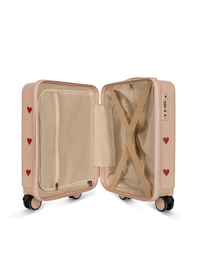 Travel Suitcase - Hearts - Konges Slojd