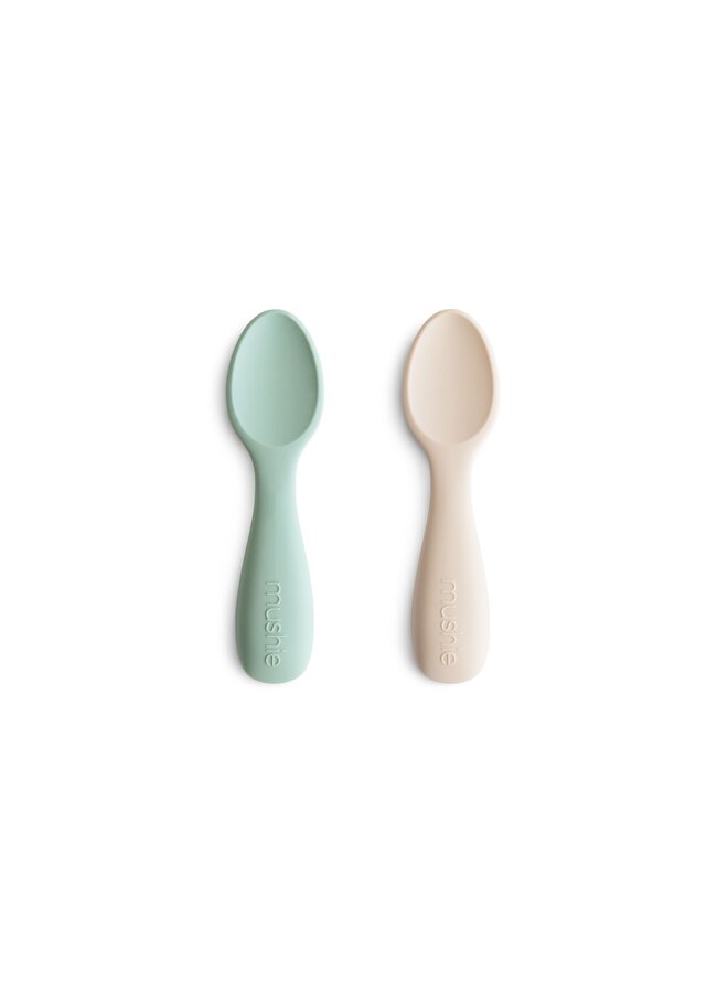 Starter Baby Spoon - Cambridge Blue/Shifting Sand - Mushie