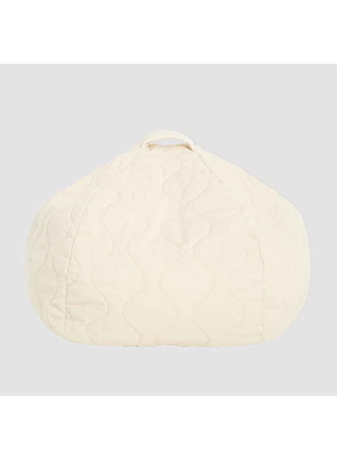 Quilted Beanbag - Natural - Nobodinoz