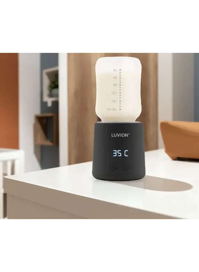 Draagbare Flessenwarmer Ultra Pro - Black - Luvion