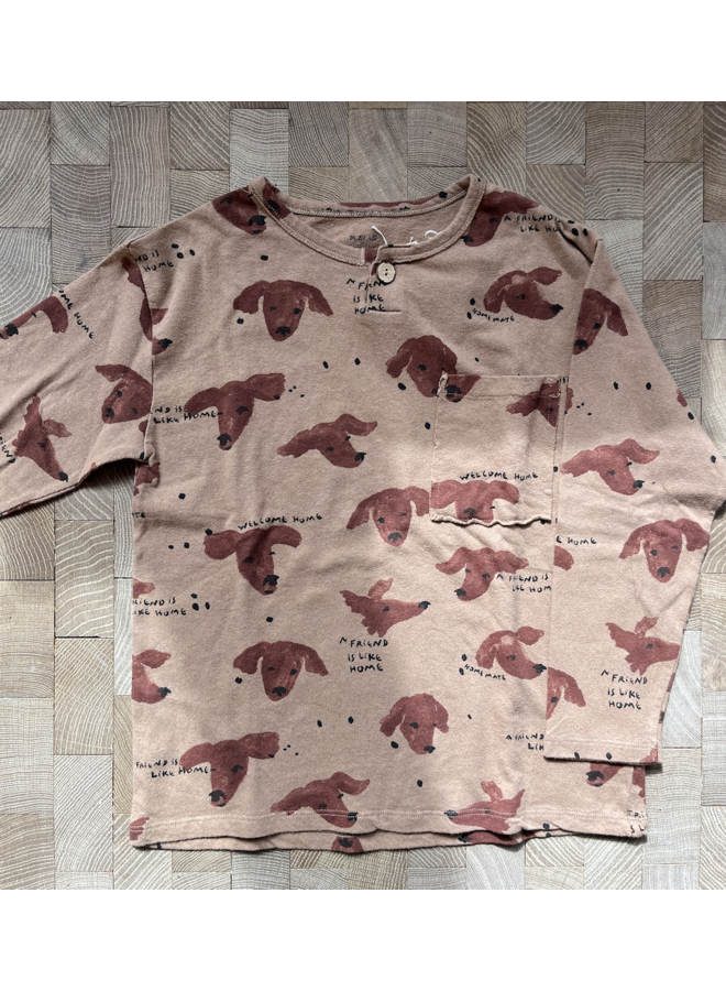 T-Short dog print  - Play Up