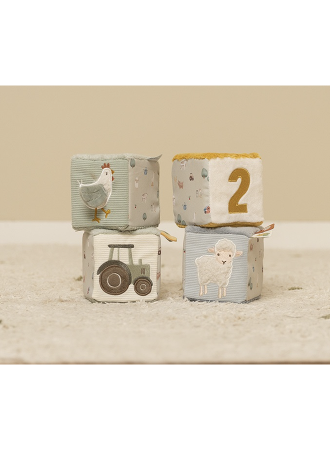 Zachte Blokkenset - Little Farm - Little Dutch