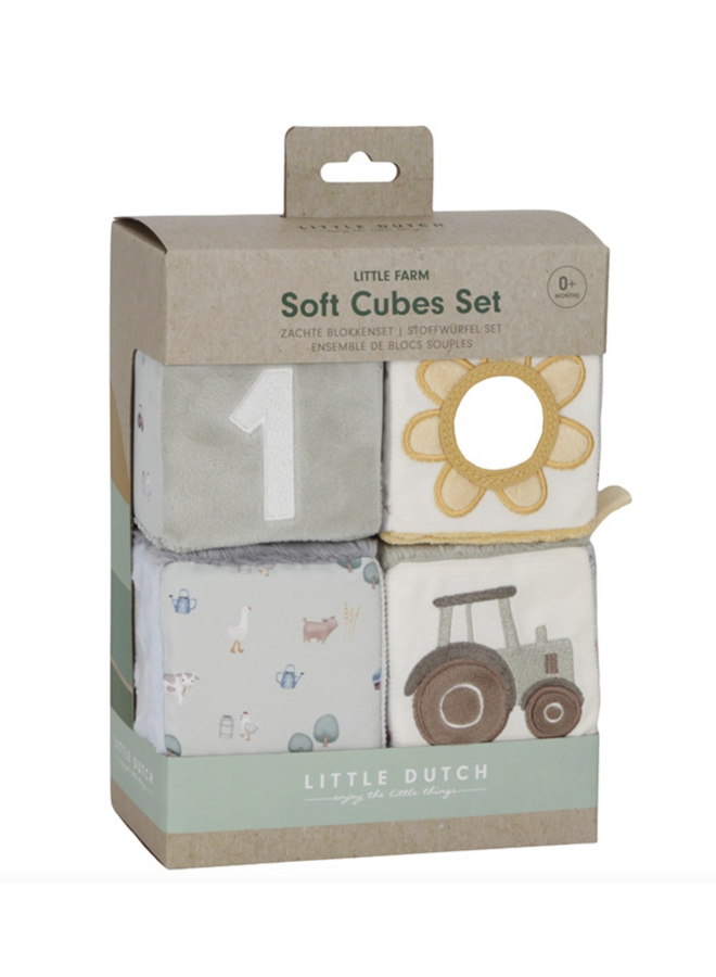Zachte Blokkenset - Little Farm - Little Dutch