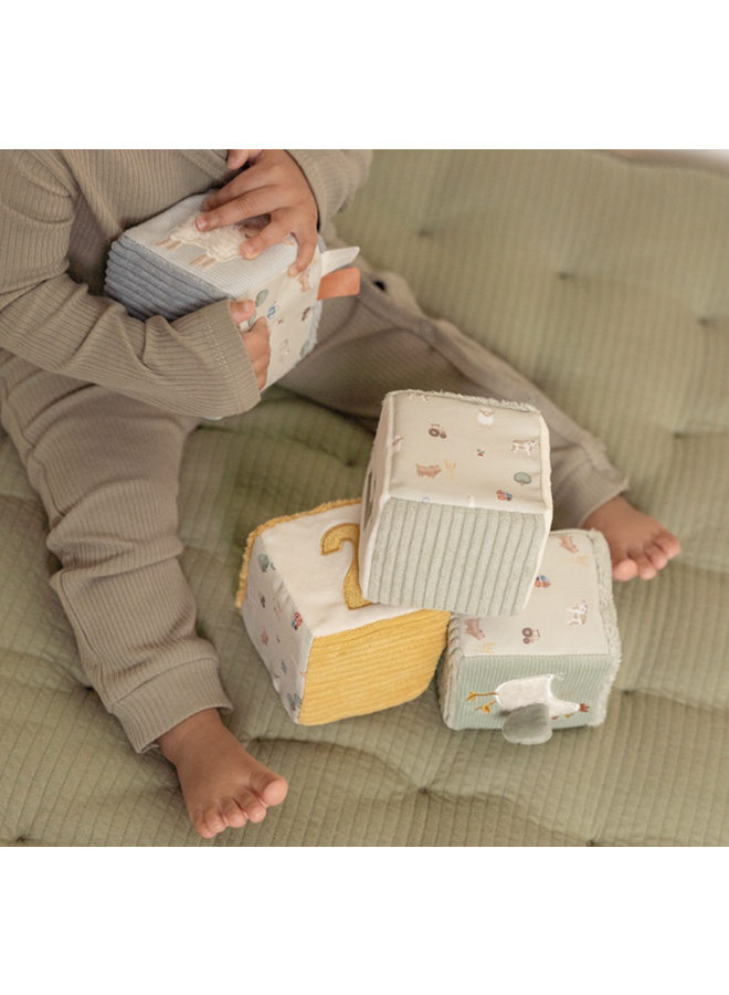 Zachte Blokkenset - Little Farm - Little Dutch