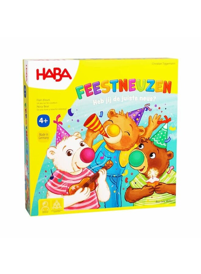 Feestneuzen - Heb jij de juiste neus? 4+ - Haba