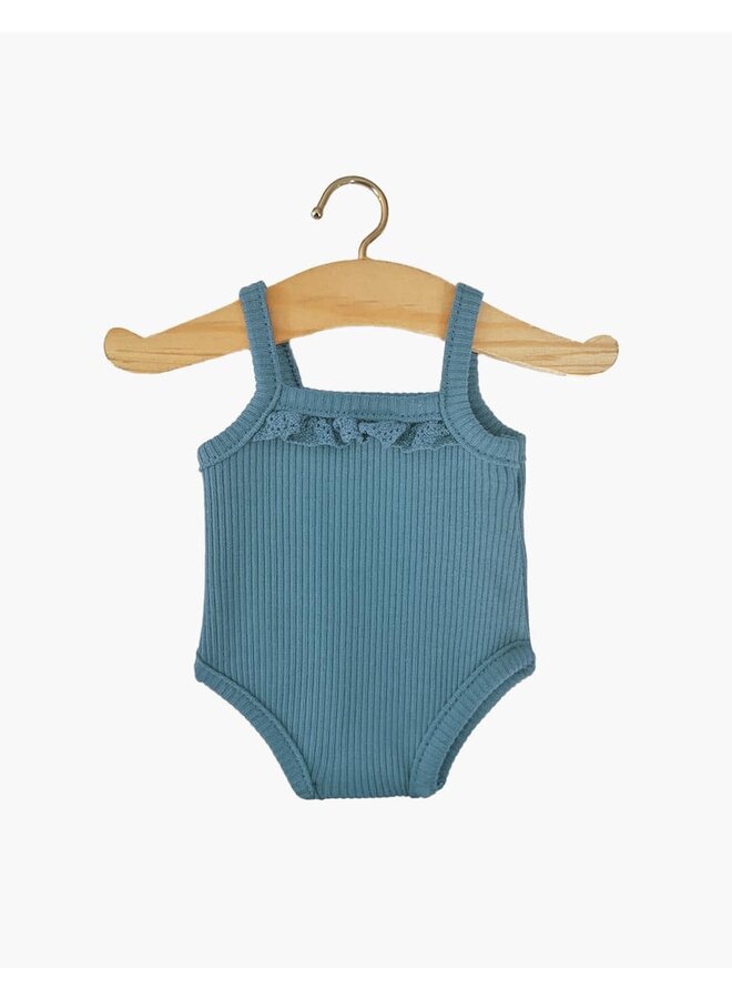 Poppenkleertjes - Romper Ruffles - Blue - Minikane