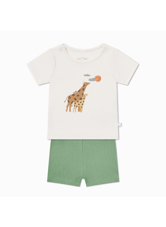 Zomer Pyjama Giraffe - Mori
