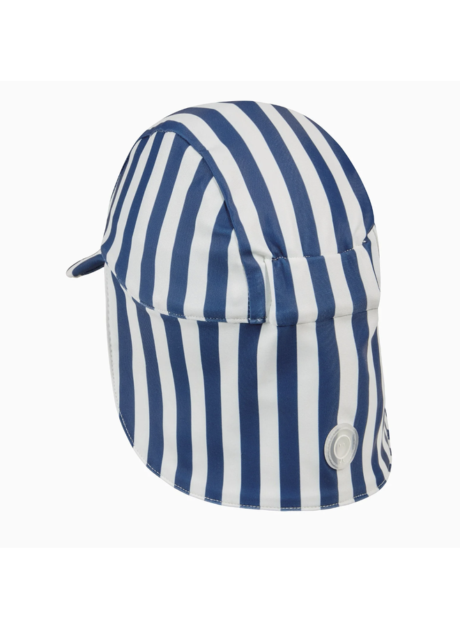 Navy Stripe Sunsafe Swim Hat - Mori