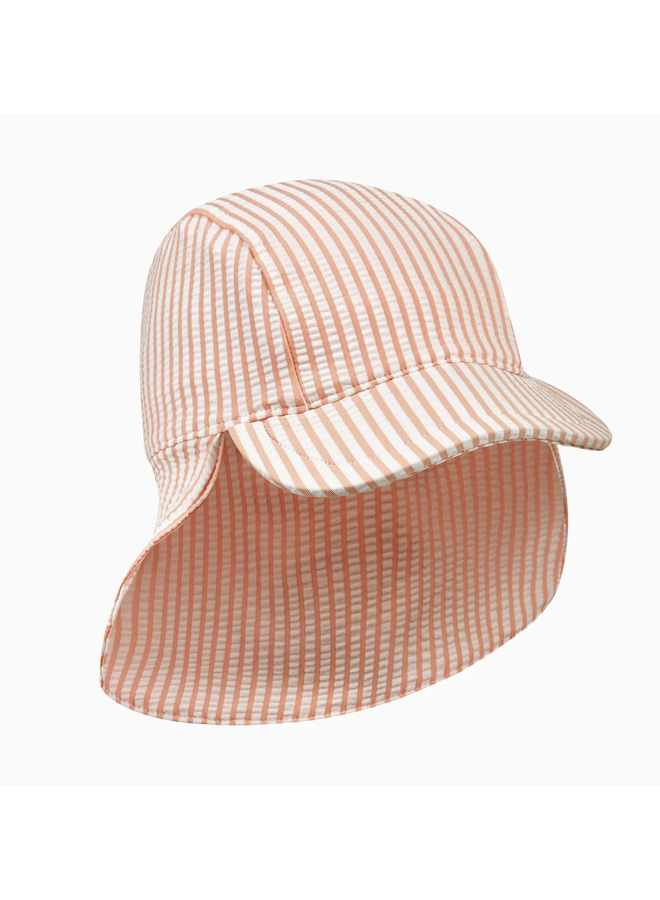 Peach Stripe Sunsafe Swim Hat - Mori