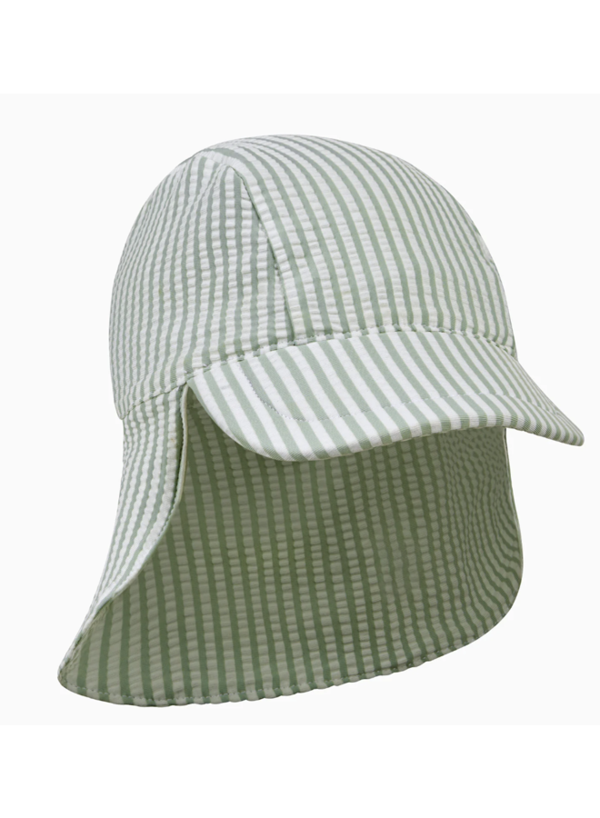 Sage Stripe Sunsafe Swim Hat - Mori