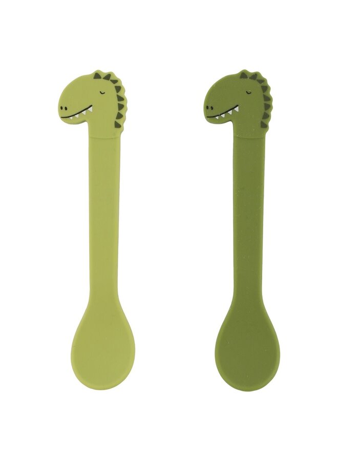 Silicone lepel 2-pack - Mr. Dino - Trixie