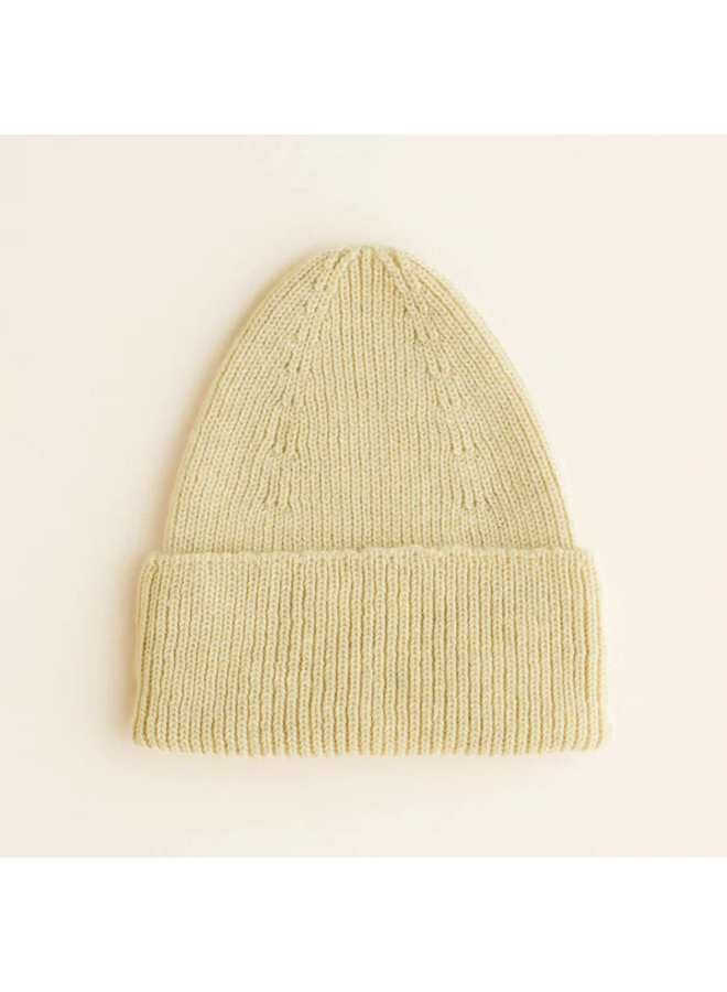 Beanie Fonzie Adult - Light Yellow - HVID