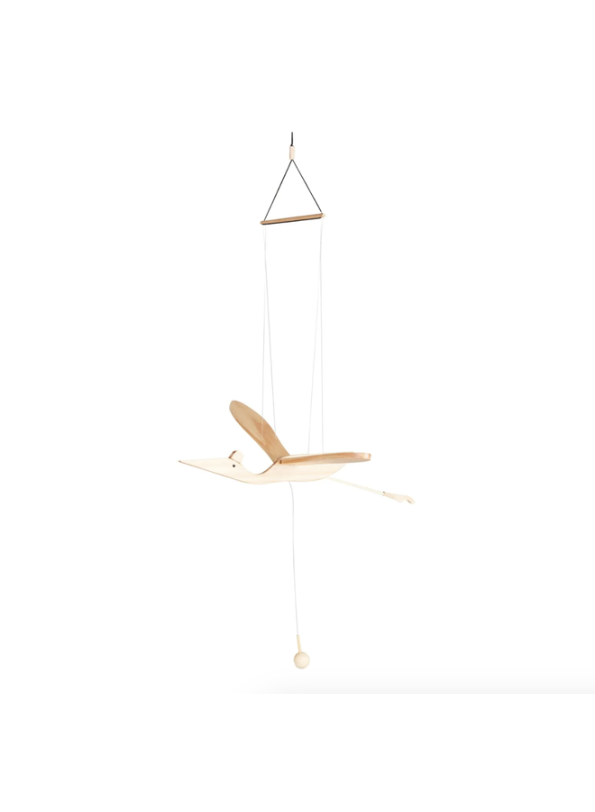 Wooden Mobile - Seagull Mini Natural - Quax