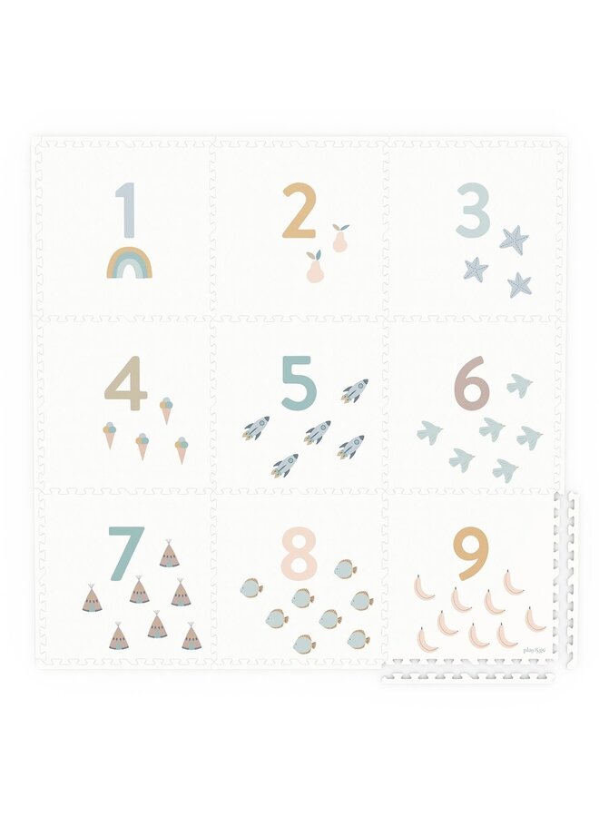Tiloo Puzzelmat - Numbers/Dots - Play & Go