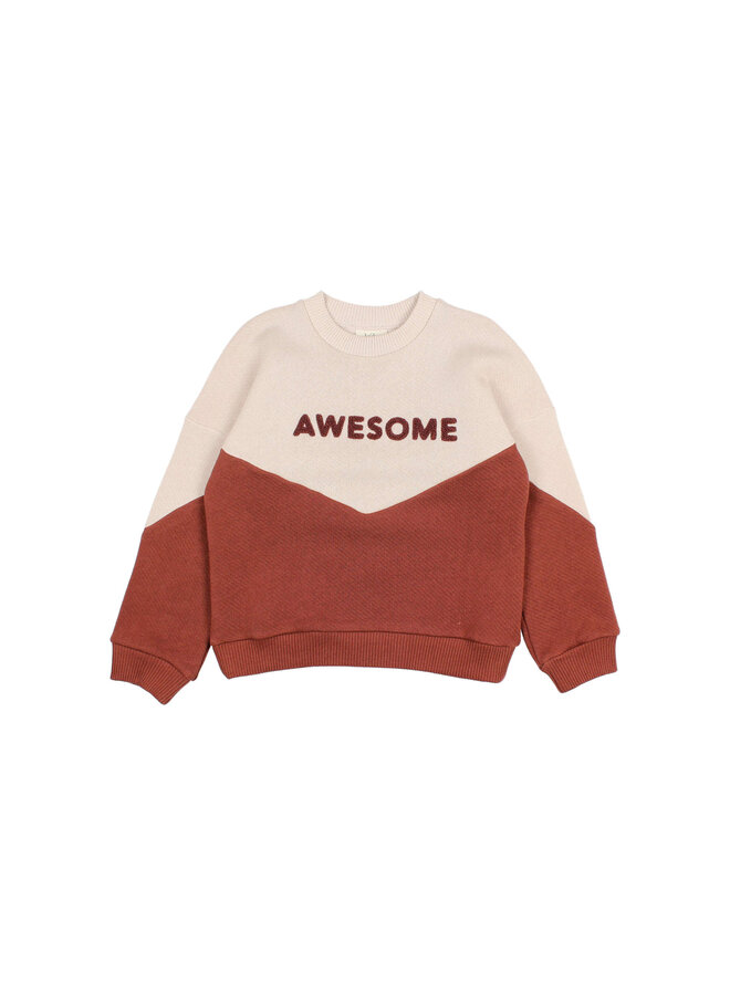 Awesome Sweatshirt - Henna - Buho Kids