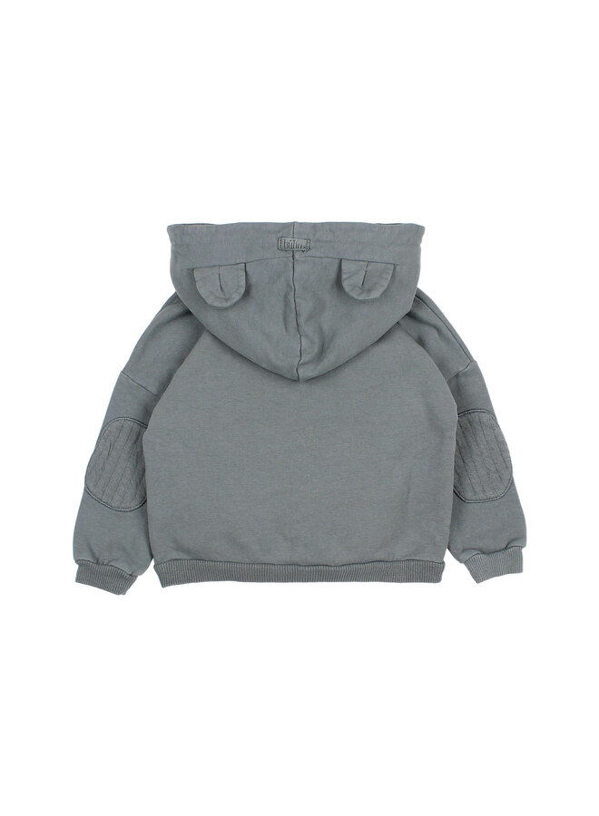 Fleece Hoodie - Elephant - Buho Mini