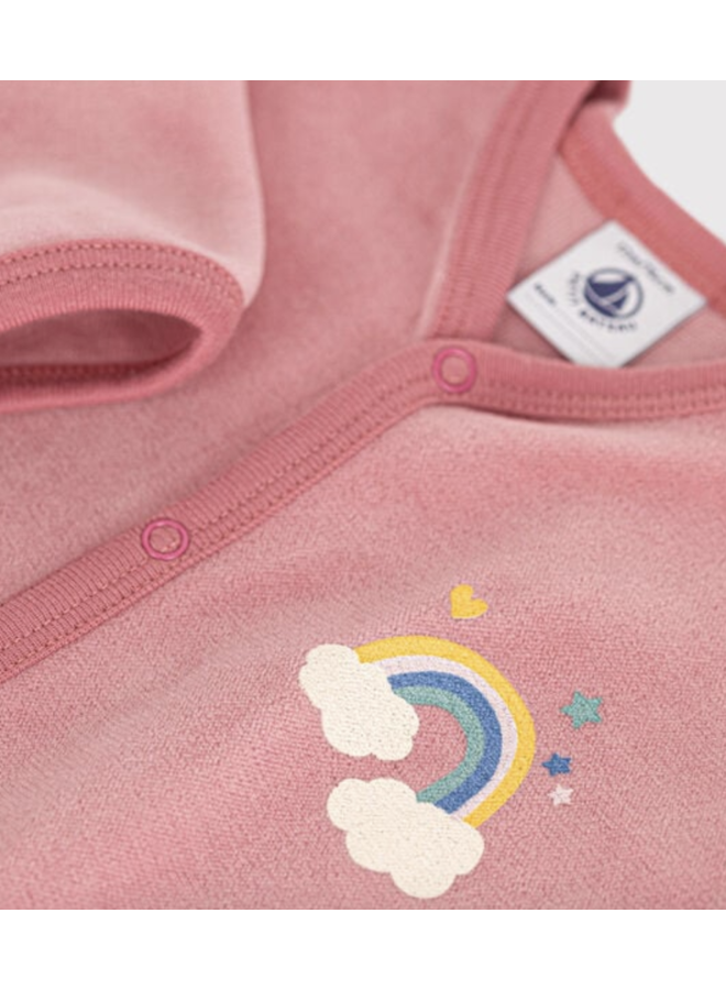 Velours Babypyjama Rainbow - Petit Bateau