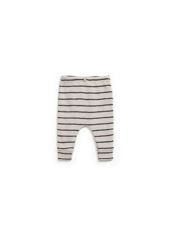 Striped Rib Flamé Legging - Shadow - Play Up Mini