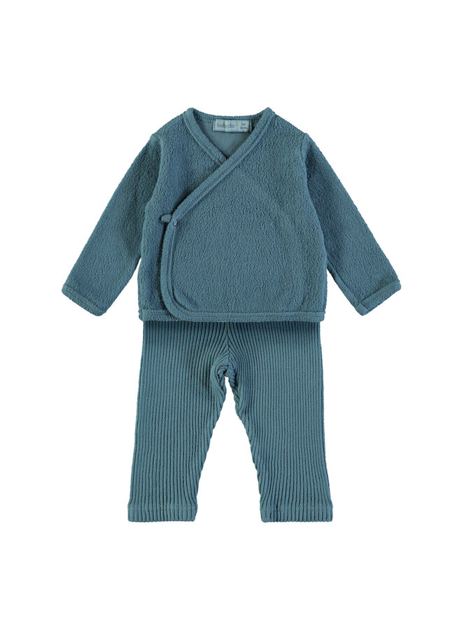 Baby Set Rib Baltic Blue - Babyclic