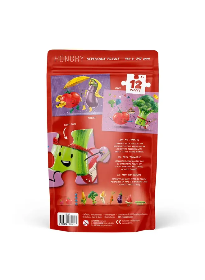 Puzzel 12 stukken - Höngry