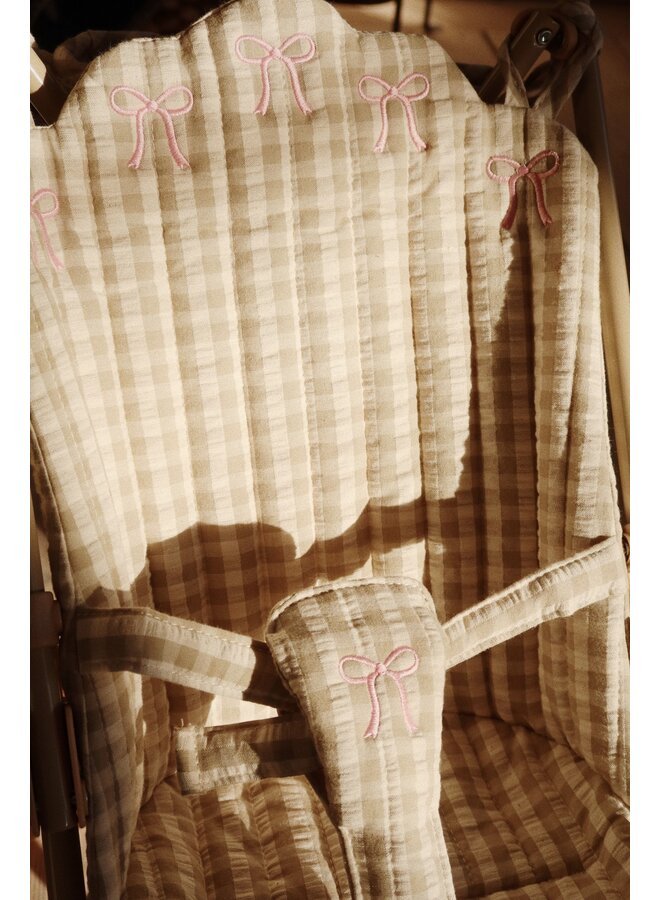 Doll Stroller - Tea Check - Konges Slojd