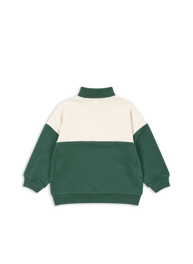 Lou Half Zip Sweat - Zip Pine - Konges Slojd