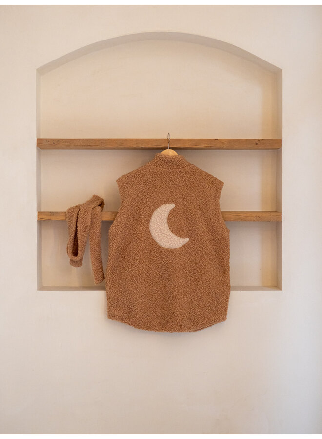 Teddy Moon Vest - Natural - Elle & Rapha