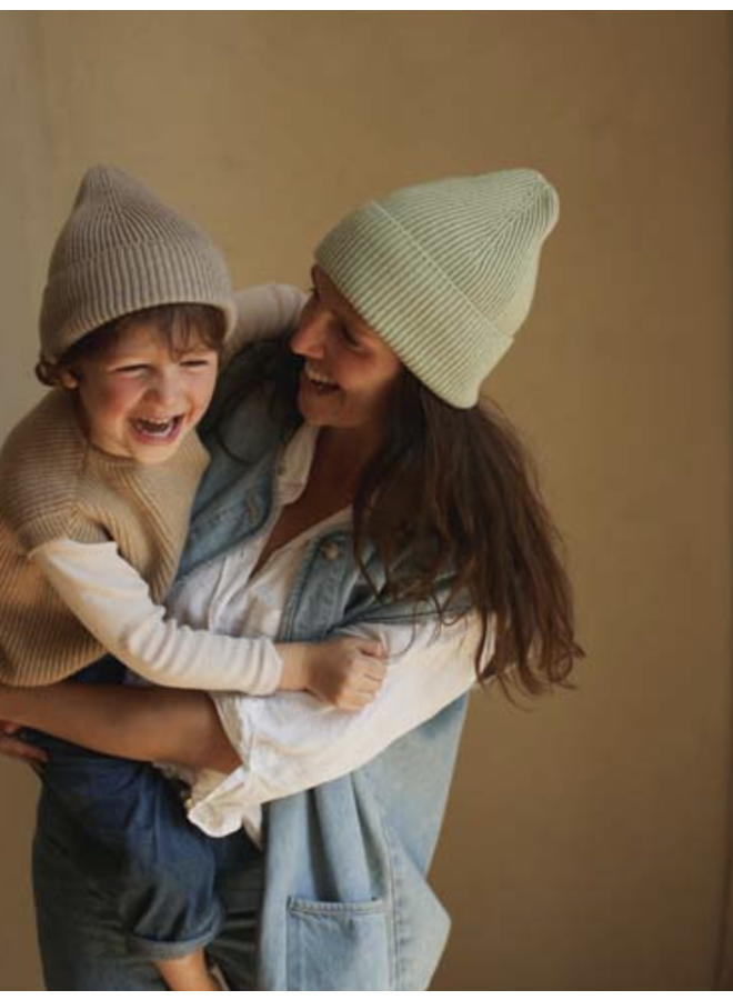 Beanie Fonzie Adult - Mint - HVID