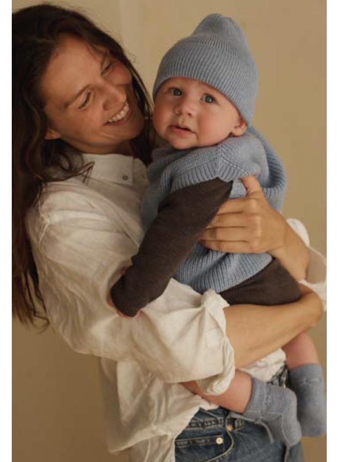 Beanie Newborn - Light Blue - HVID
