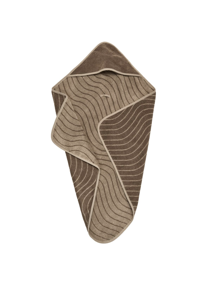 Hooded Towel - Mocca - Leander