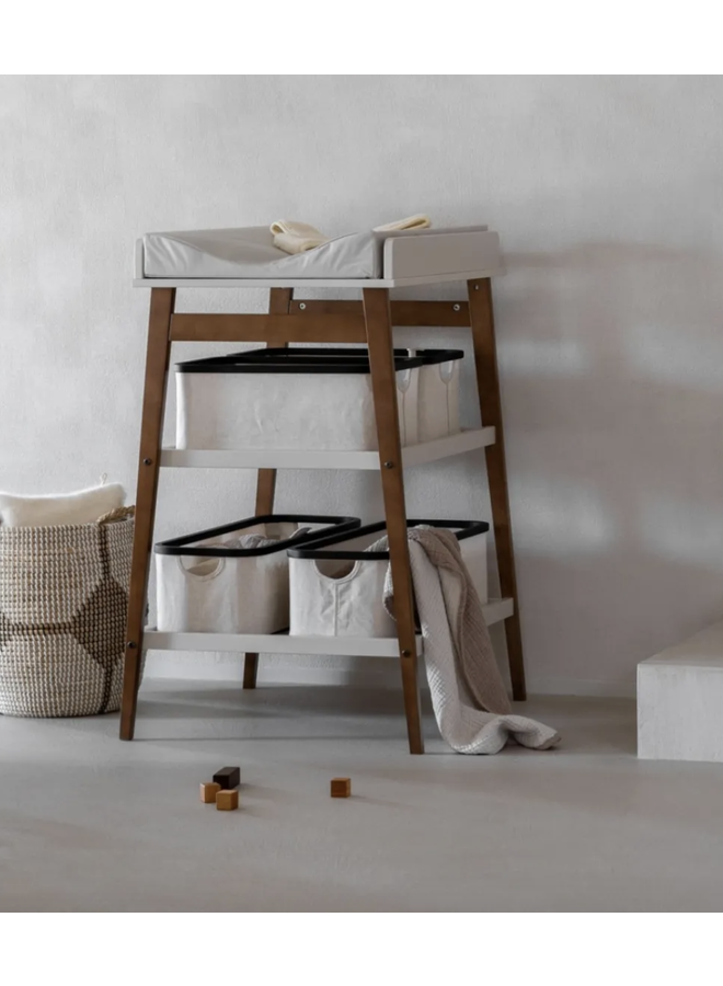 Luiertafel Hip - Clay & Walnut - Quax