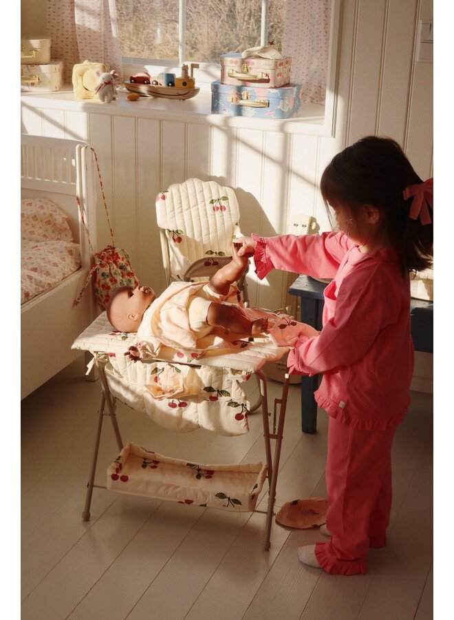 Doll Changing Table - Ma Grande Cerise Pink Glitter - Konges Slojd