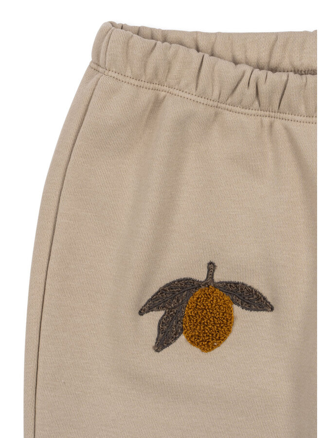 Lou Terry Sweat Pants - Oxford Tan - Konges Slojd