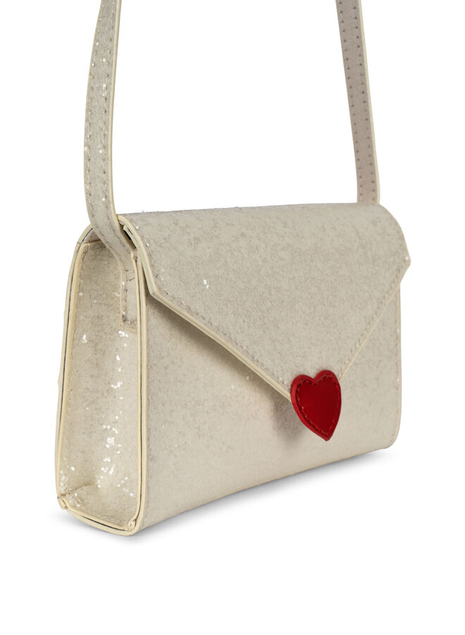 Love Letter Bag - Cream Glitter - Konges Slojd