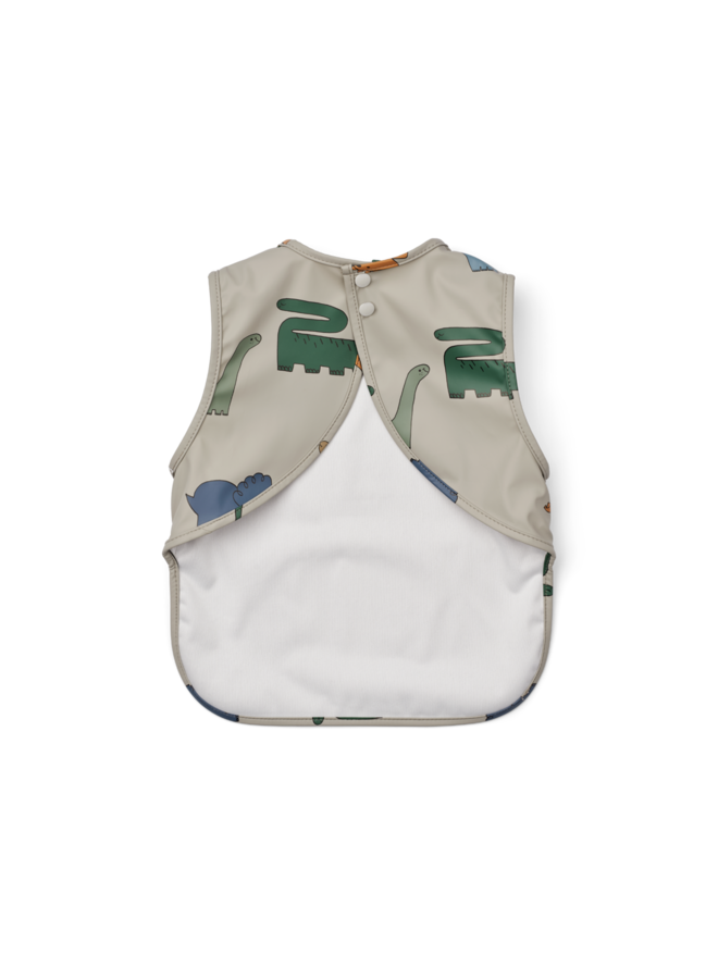 Bria Bib - Dinosaurs / Mist - Liewood
